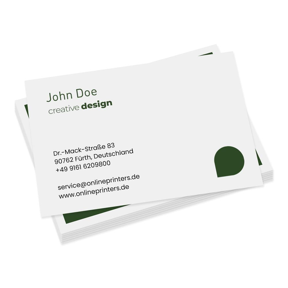 Visitenkarten: Visitenkarten, 8,5 x 5,5 cm, beidseitig bedruckt